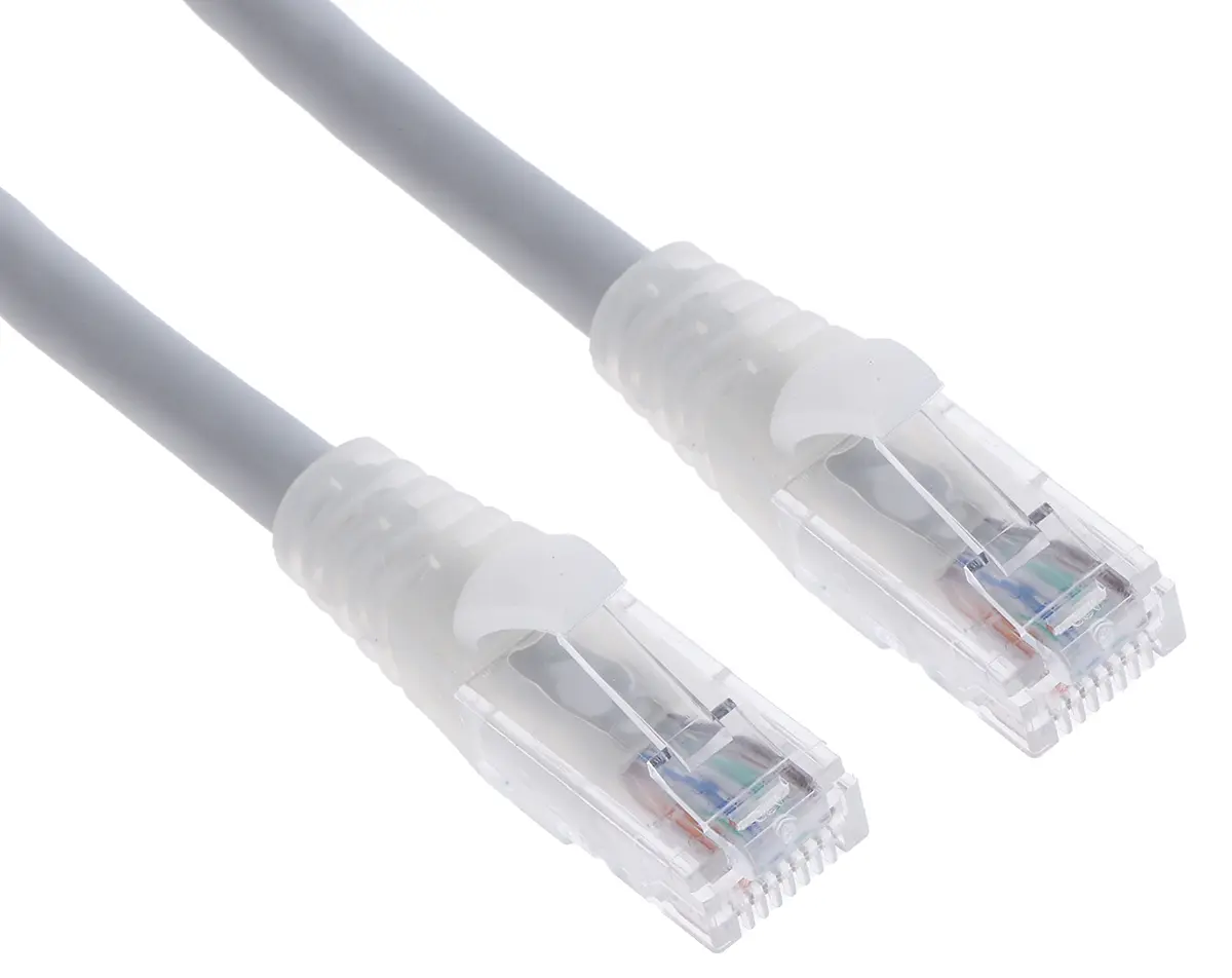 Produktfoto 1 von RS PRO Kat. 6 Ethernet-Kabel, 10 m, Grau U/UTP Stecker, A RJ45 Stecker, B RJ45, Polyvinylchlorid