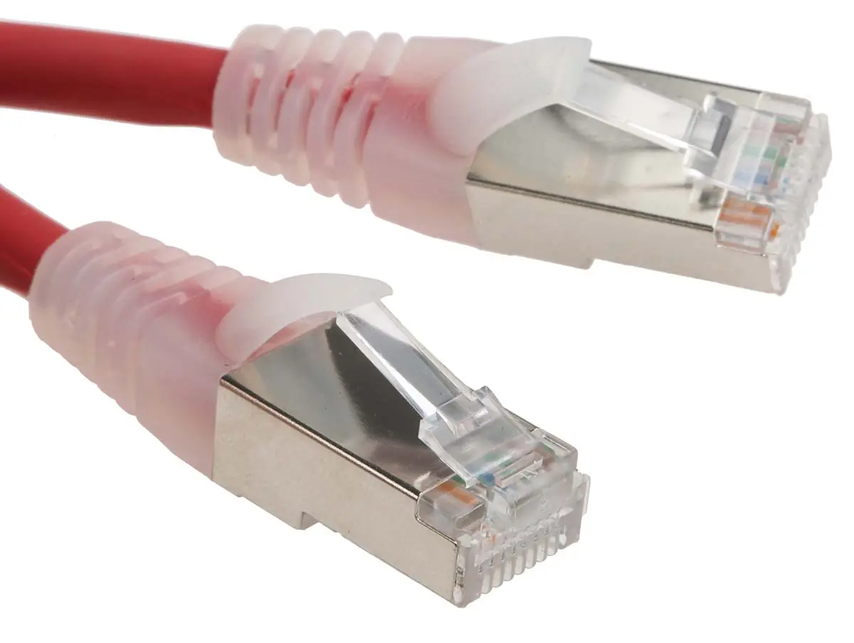 Produktfoto 1 von RS PRO Kat. 6 Ethernet-Kabel, 5 m, Rot F/UTP Stecker, A RJ45 Stecker, B RJ45, Raucharm halogenfrei