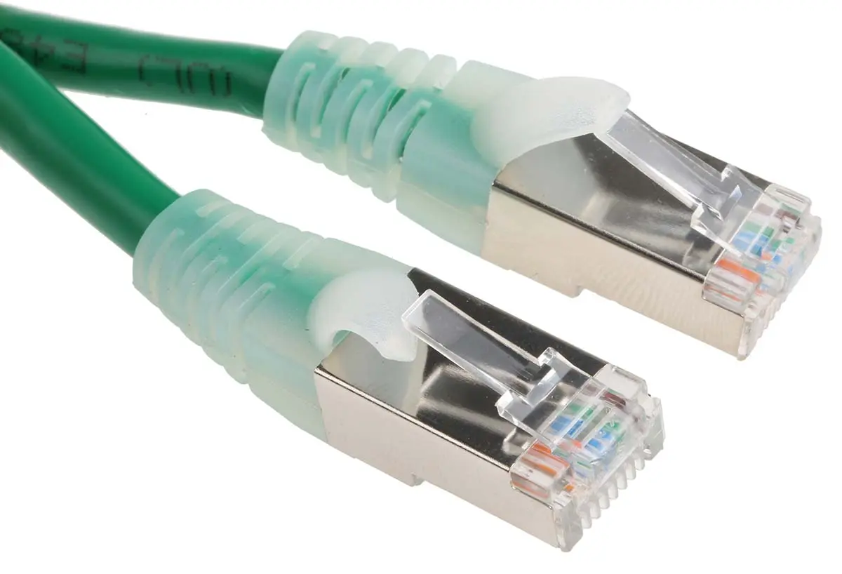 Produktfoto 1 von RS PRO Cat5e Ethernet-Kabel, 10 m, Grün F/UTP Stecker, A RJ45 Stecker, B RJ45, Polyvinylchlorid