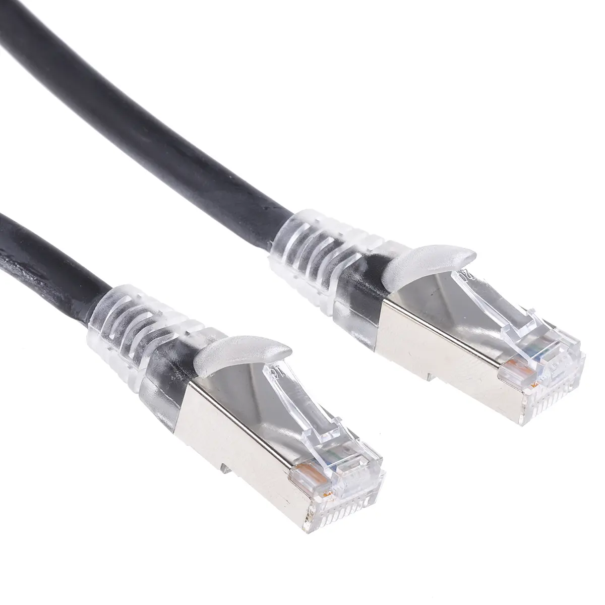 Produktfoto 1 von RS PRO Kat. 6 Ethernet-Kabel, 5 m, Schwarz F/UTP Stecker, A RJ45 Stecker, B RJ45, Raucharm halogenfrei