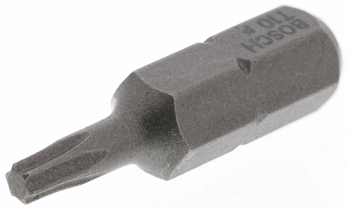 Produktfoto 1 von Bosch 1/4 in T10 Schraubbit, Sechskant, 1-teilig, 25 mm