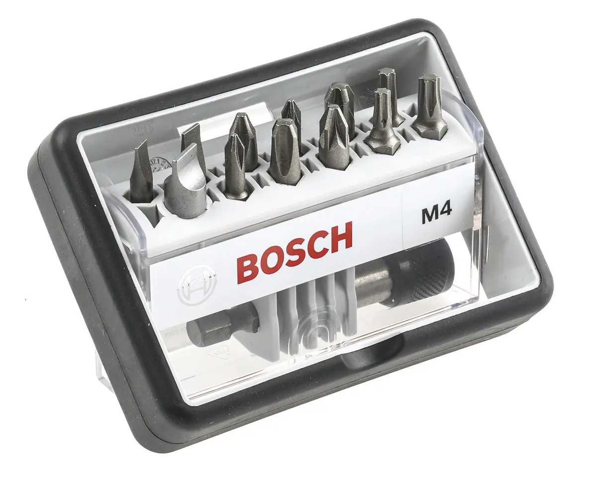 Produktfoto 1 von Bosch Innensechsrund, Phillips, Pozidriv, Geschlitzt Sechskant PH1, PH2, PH3, PZ1, PZ2, PZ3, SL4.5, SL5.5, SL8, T15,