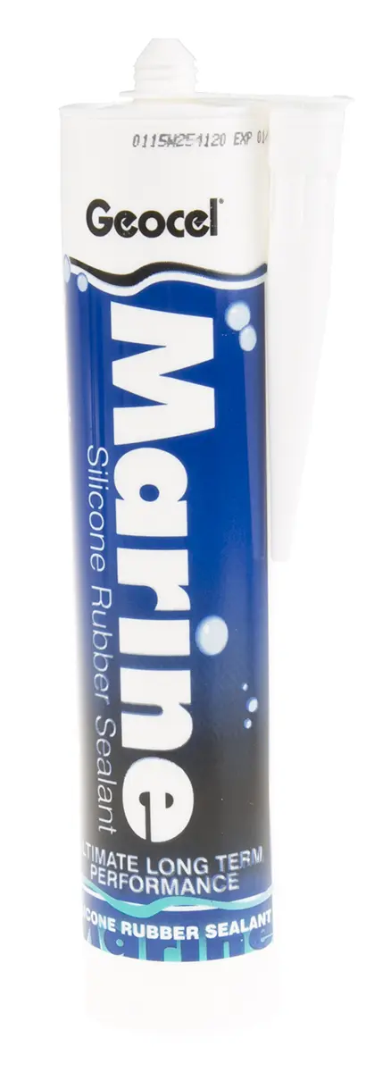 Produktfoto 1 von Dow Corning Geobond Marine Dichtmittel Weiß Paste, Patrone 310 ml, 150 °C, -40 °C