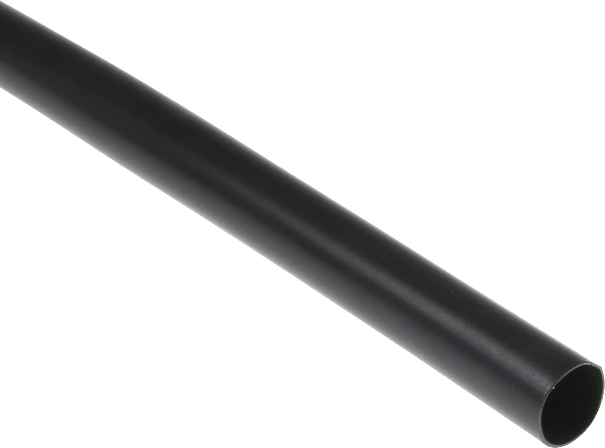 Produktfoto 1 von RS PRO Wärmeschrumpfschlauch, Polyolefin Schwarz, Ø 9 mm Schrumpfrate 3:1, Länge 1.2m