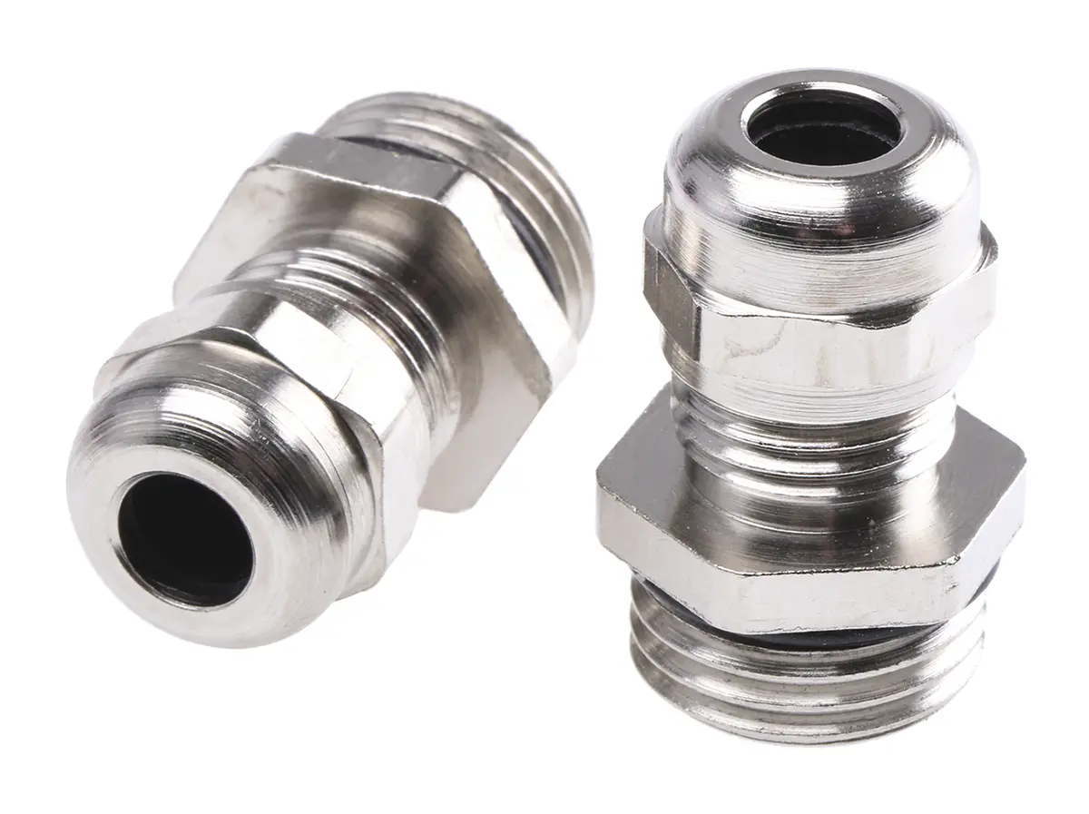 Produktfoto 1 von SIB WADI-TEC ECEA GSE Kabelverschraubung, M16 Messing vernickelt Metallisch 3 mm/ 6 mm, IP68