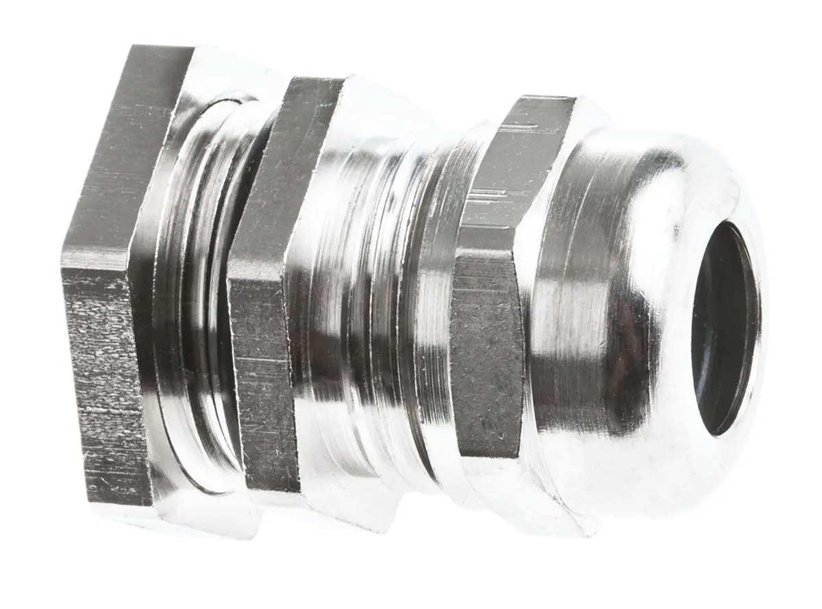 SIB WADI-TEC ECEA GSE Kabelverschraubung, M20 Messing vernickelt Metallisch 6 mm/ 10 mm, IP68