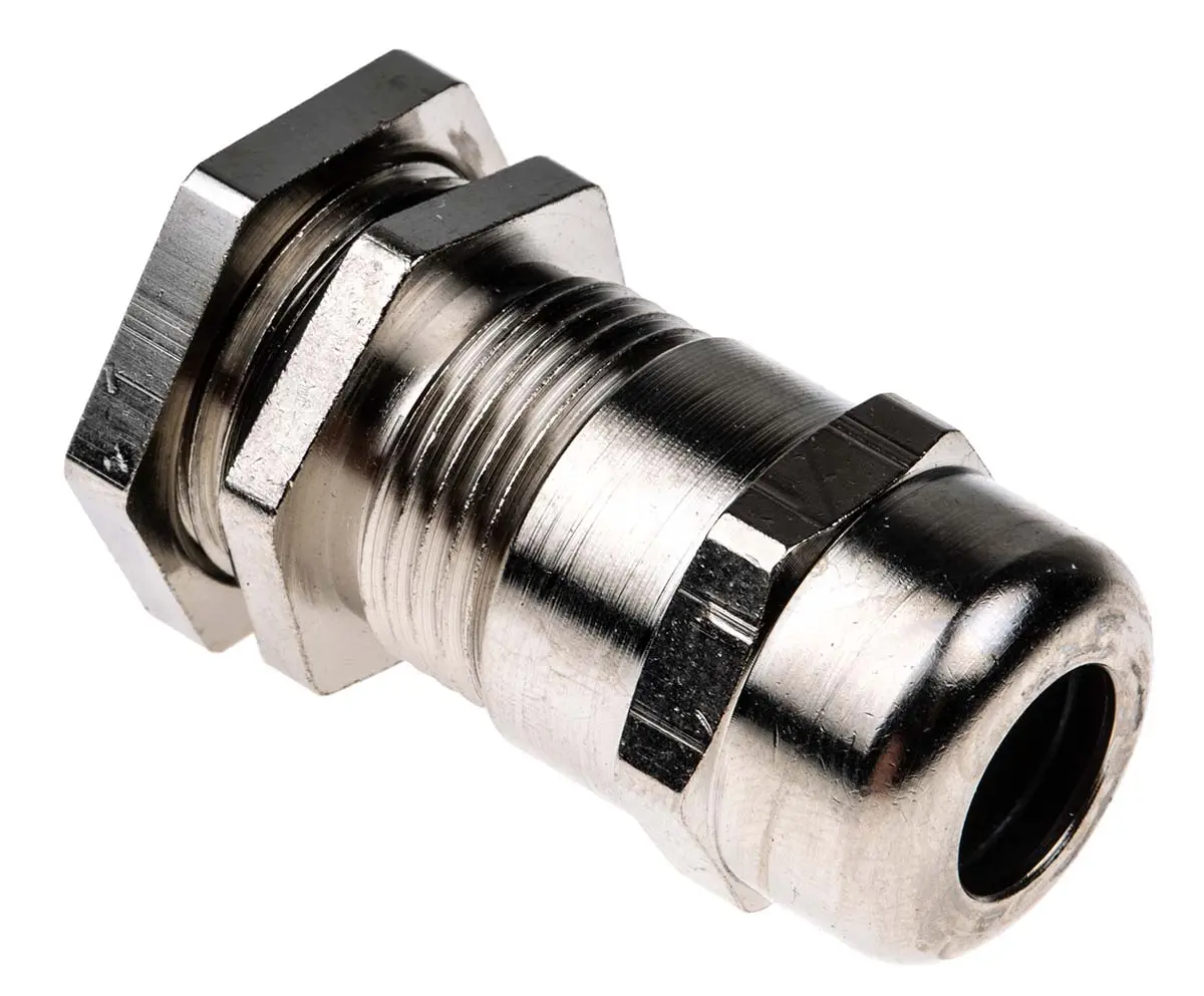 SIB WADI-TEC Kabelverschraubung, M20 Messing vernickelt Metallisch 7 mm/ 10.5 mm, IP68