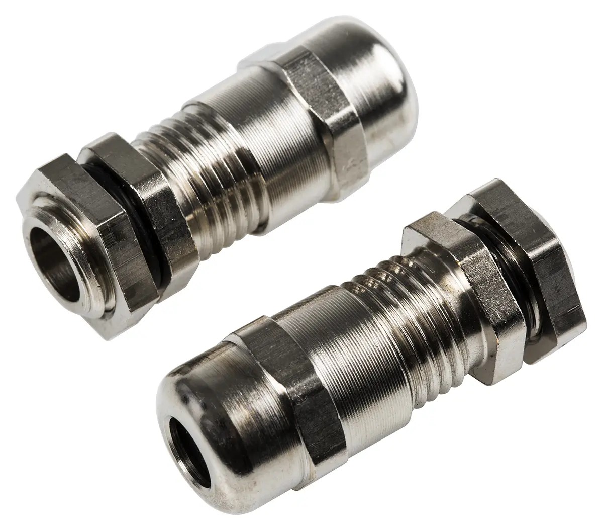 Produktfoto 1 von SIB WADI-TEC Kabelverschraubung, M12 Messing vernickelt Metallisch 4 mm/ 6.5 mm, IP68