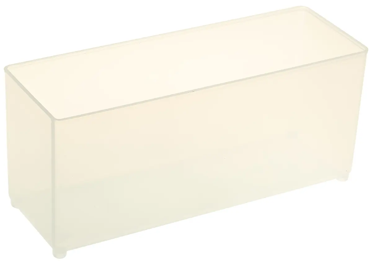 Produktfoto 1 von Raaco Kleinteilebox, Polypropylen Klar, 69 mm x 55 mm x 157 mm