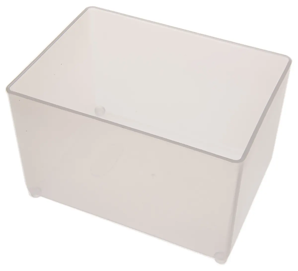 Produktfoto 1 von Raaco Kleinteilebox, Polypropylen Klar, 69 mm x 79 mm x 109 mm