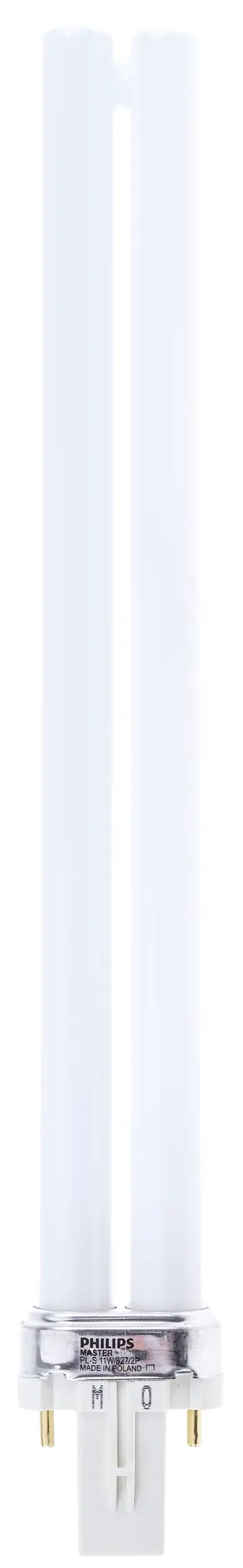 Produktfoto 1 von Philips Lighting PL-S 2-Rohr-Technik Energiesparlampe, Warmweiß L. 236 mm, Sockel G23 827 2700 k 82 % Ø 28 mm Ø 28 mm