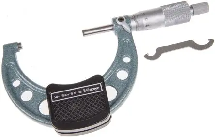 Produktfoto 1 von Mitutoyo Außen- Mikrometer Metrisch, 50 mm bis 75 mm / ±0.002 mm