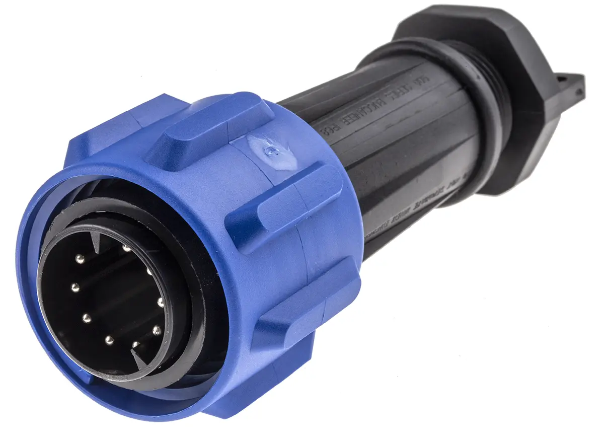 Produktfoto 1 von Bulgin Buccaneer 900 50 Standard Rundsteckverbinder Stecker 10-polig Stecker 10A Kabel IP68