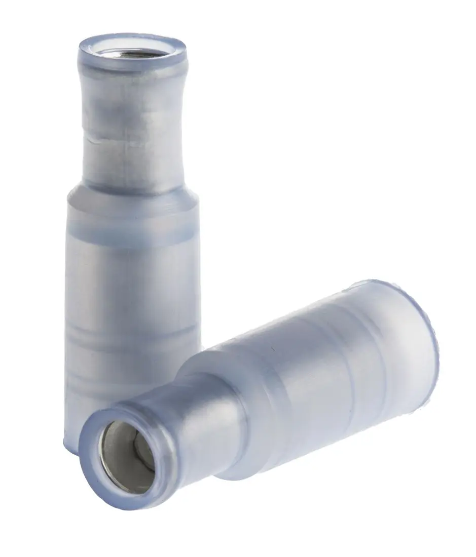Produktfoto 1 von TE Connectivity Buchse 0.156 ø 4 mm Isoliert Blau 17 AWG Kabelschuh Rundstecker 13 AWG