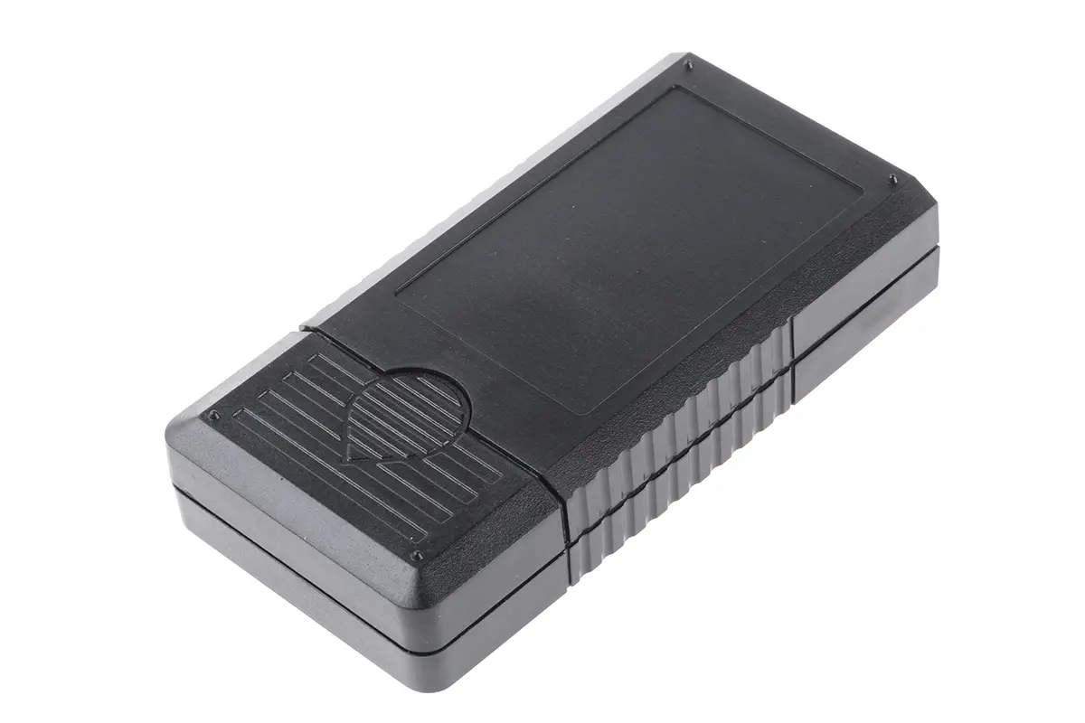 Produktfoto 1 von Bopla Serie BOS Tragbares Gehäuse, ABS, 60 mm Eingebautes Batteriefach, 120 mm, H. 25 mm, Schwarz, IP40