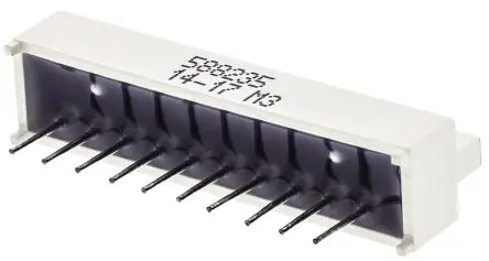 Produktfoto 1 von Kingbright DI-5GWB LED-Anzeige Balkendiagramm-Display mit automatischer Hinterleuchtung, Grün 568nm Zeichenhöhe 1.25 mm