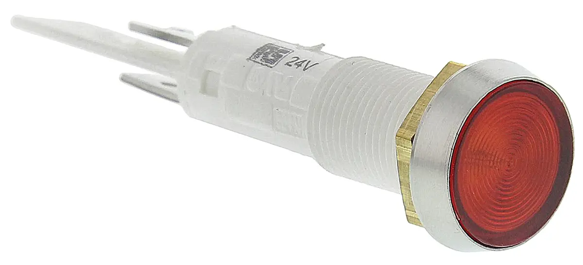 Produktfoto 1 von Arcolectric (Bulgin) Ltd 0275 Anzeige Rot 24V, Lötanschluss, IP67
