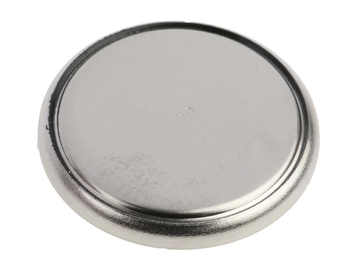 Produktfoto 1 von Panasonic, Lithium-Poly-Carbonmonofluorid Knopfzelle Ø 23 mm, 3 V / 225 mAh