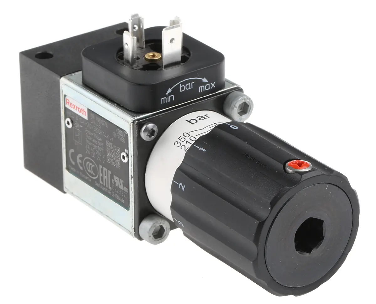 Produktfoto 1 von Bosch Rexroth Öffner HED8 Überdruck Druckschalter, 250 V ac/dc, 2 bar → 350 bar