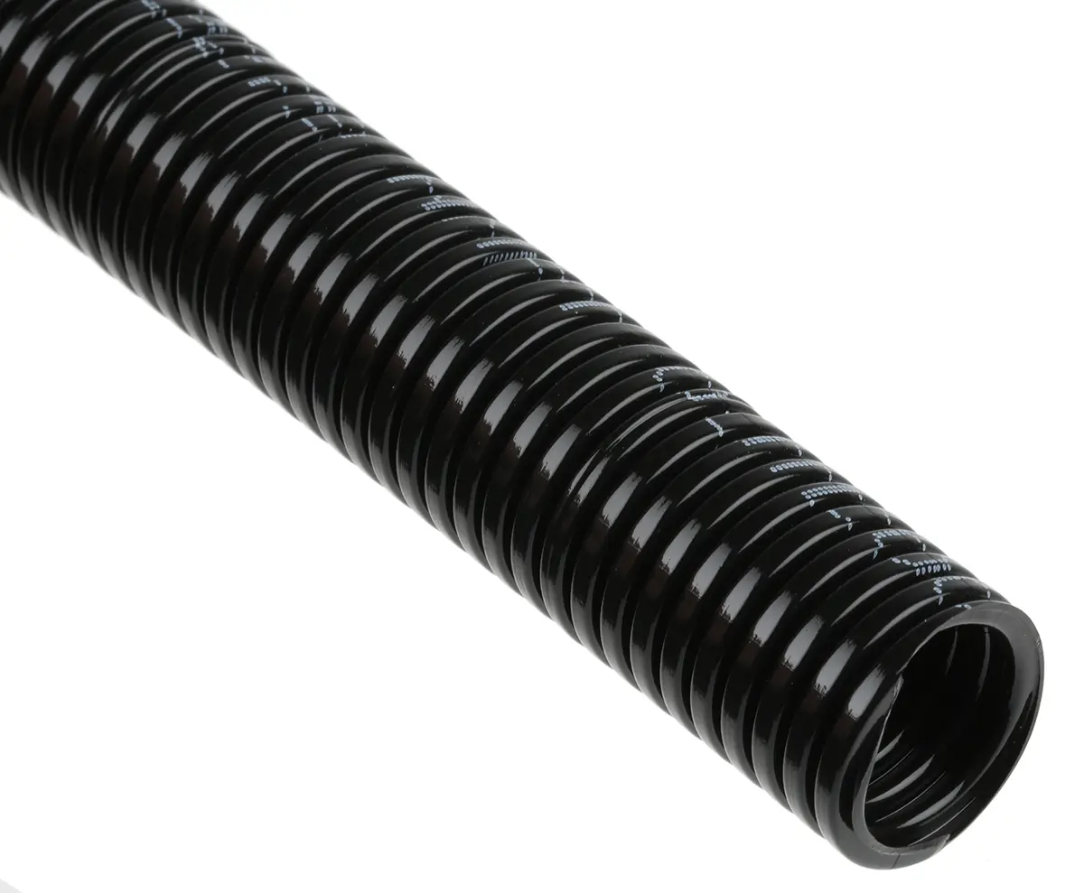 Produktfoto 1 von Adaptaflex PAFS Leerrohr Polyamid, Ø 20mm nom. flexibel, Schwarz A ø 21.2mm I ø 16.5mm x 10m , mit IP-Schutzklasse