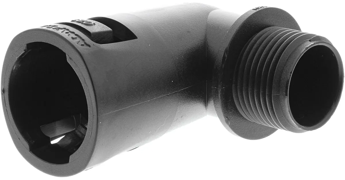 Produktfoto 1 von Adaptaflex AL Nylon 6.6 Kabelrohr Befestigung M20 21 mm Schwarz Schwarz-Finish IP66