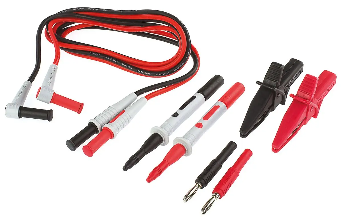 Produktfoto 1 von Keysight Technologies Multimeter-Messleitungen mit Bananenstecker, Krokodilklemme, Testleitung Erweiterungsset CAT III,