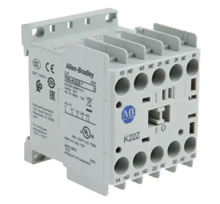 Produktfoto 1 von Allen Bradley 700K Schütz 230V ac-Spule, 4-polig, 690V ac / 10 A 230V ac 2 Öffner 4-Hilfskontakte