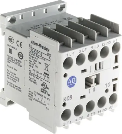 Produktfoto 1 von Allen Bradley 100K Schütz 230V ac-Spule, 3-polig, 690V ac / 9 A 230V ac 4 kW 3 Schließer Motorsteuerung, Umkehrend