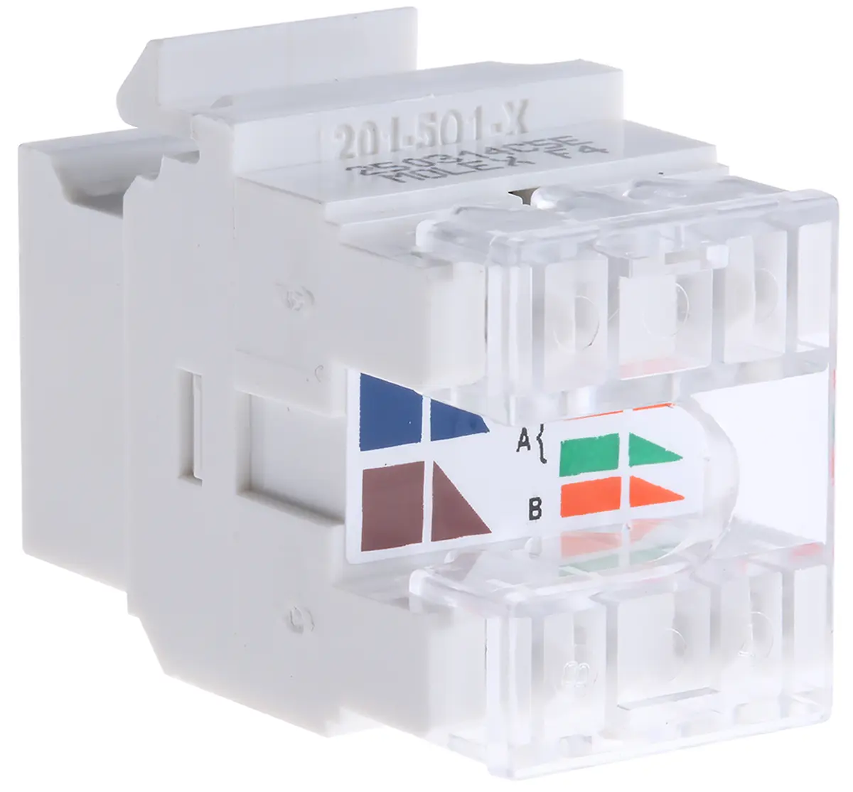 Produktfoto 1 von Molex CES KSJ Jack, Cat5e, RJ45 Typ Jack, Abschirm UTP, Anschlüsse 8 Port