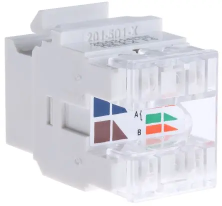 Produktfoto 1 von Molex CES KSJ Jack, Cat5e, RJ45 Typ Jack, Abschirm UTP, Anschlüsse 8 Port