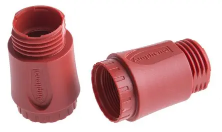 Produktfoto 1 von Amphenol Industrial Eco-Mate Buchse Rundsteckverbinder Rückgehäuse, 7 Kontake, Gerade Zugentlastung, Geh.Mat. Polymer