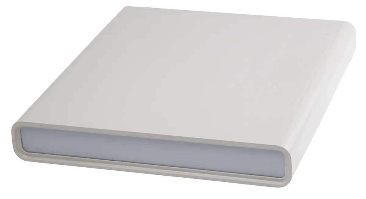 Produktfoto 1 von RS PRO, Schalengehäuse, Grau, Aluminiumeloxal 35 mm, 230 mm, 220 mm
