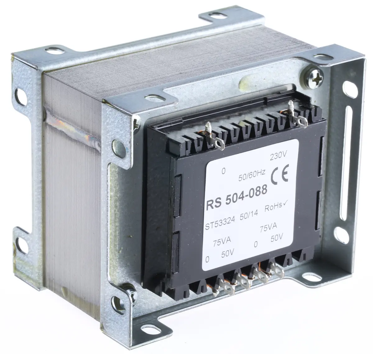 RS PRO 200 VA Chassis-Montage-Transformator 230 V ac 50 V ac 2-Ausg.