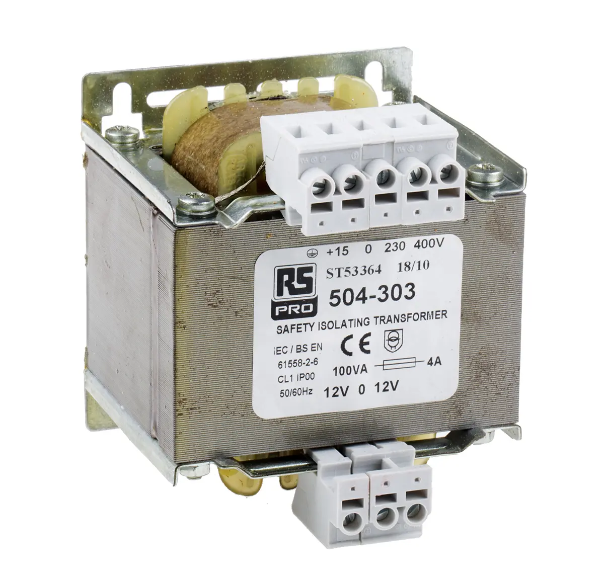 RS PRO 1000 VA Chassis-Montage-Transformator 415 V ac 230 V ac 1-Ausg.