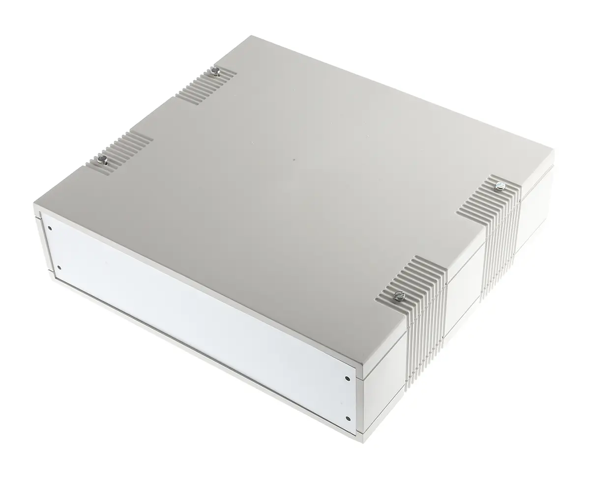 Produktfoto 1 von RS PRO ABS Pultgehäuse, Grau, 250 mm 75 mm, 275 mm
