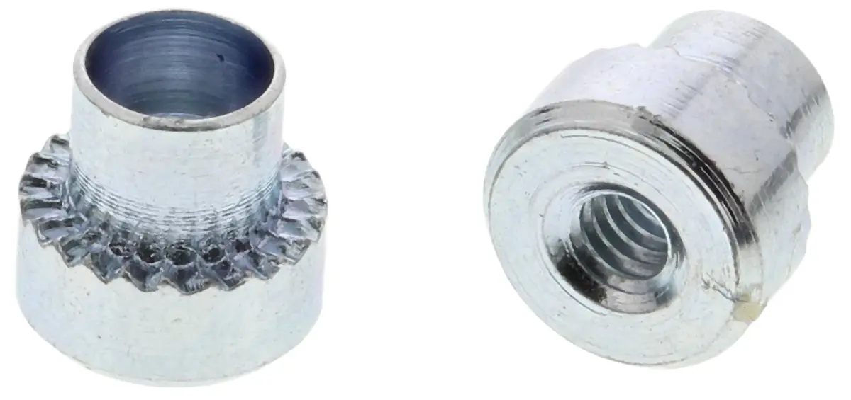 Produktfoto 1 von Hank Nietmutter M2, Loch ø 3.5mm, Nennaussen ø 5mm, 1.8mm / 2.2mm