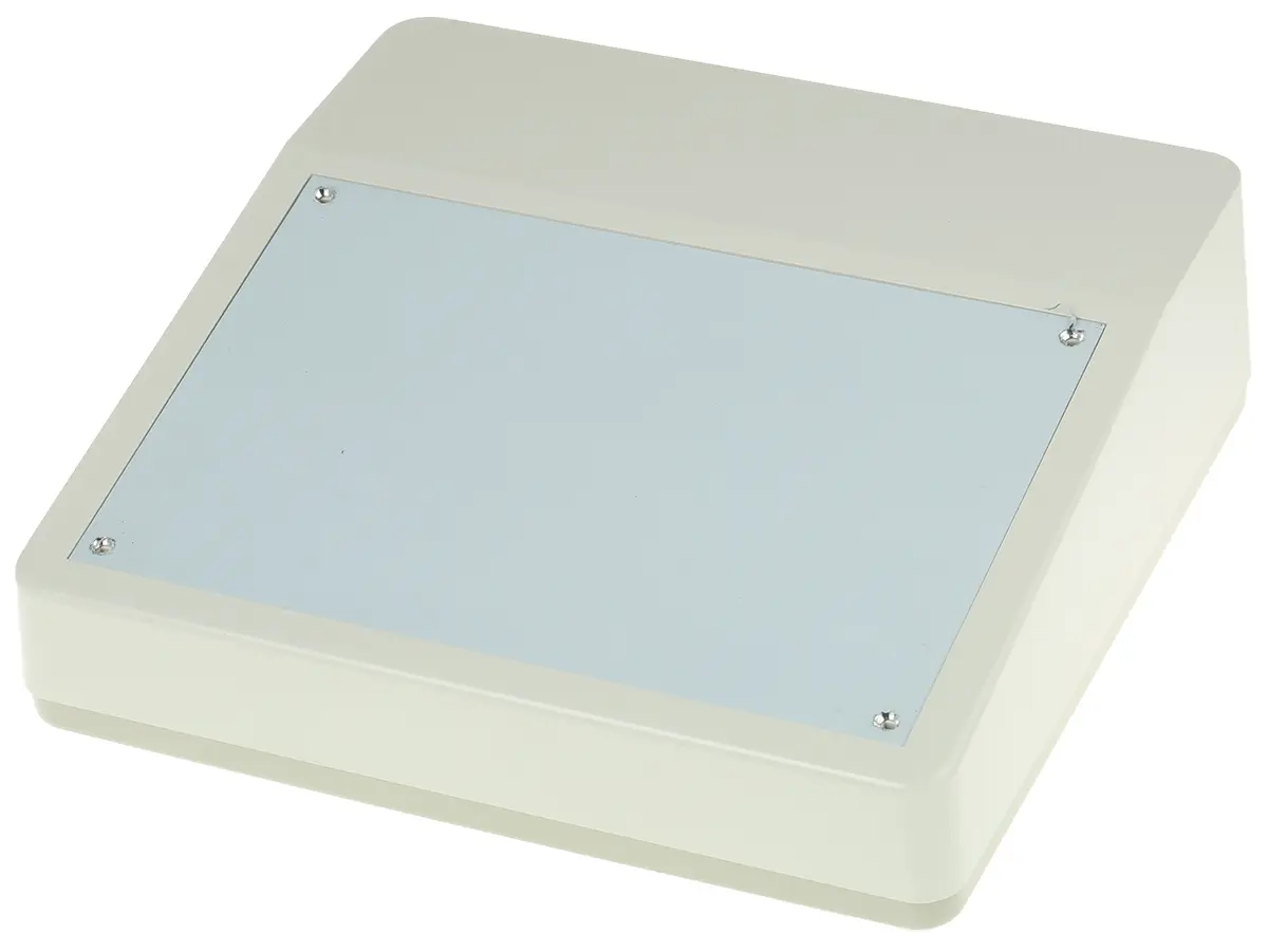 Produktfoto 1 von OKW DeskCase 190 ABS Pultgehäuse, Weiß, Grau, 228 mm 76 mm, 216 mm