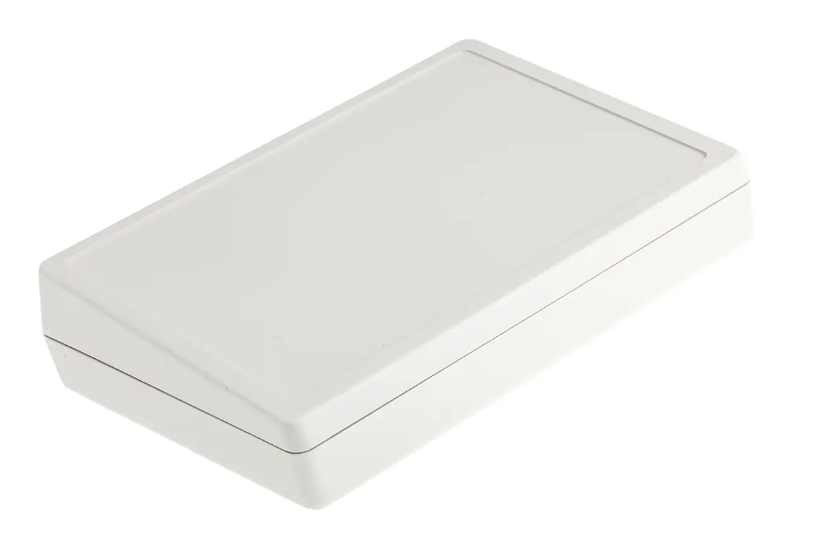 Produktfoto 1 von OKW DeskCase 138 Matt eloxiertes Aluminium, ABS, Schlagfestes Polystyrol Pultgehäuse Geneigte Front, RAL 7032, Schwarz