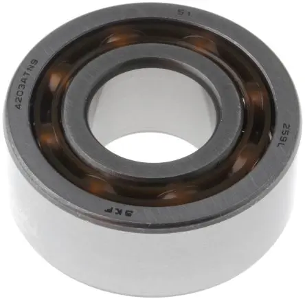 Produktfoto 1 von SKF 2-reihig Rillenkugellager glatt, Innen-Ø 17 mm / Außen-Ø 40 mm Außen-ø , Breite 16 mm