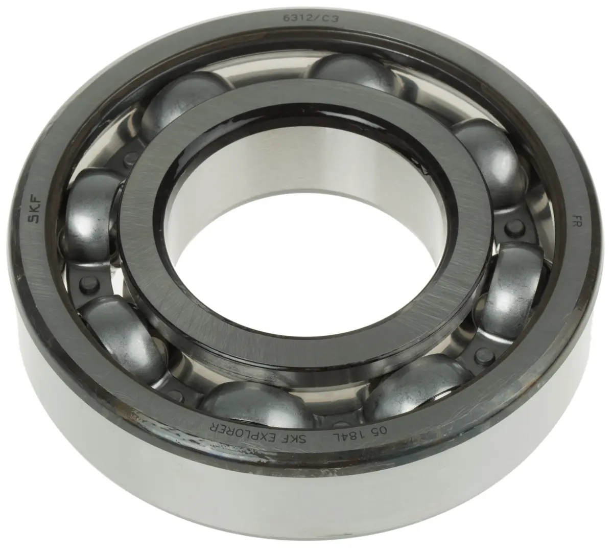 Produktfoto 1 von SKF 1-reihig Kugellager glatt, Innen-Ø 60 mm / Außen-Ø 130 mm Außen-ø , Breite 31 mm