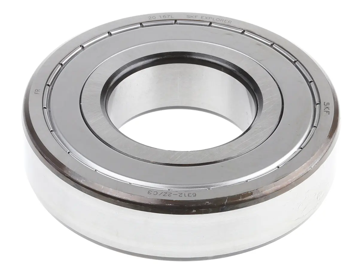 Produktfoto 1 von SKF 1-reihig Kugellager glatt, Innen-Ø 60 mm / Außen-Ø 130 mm Außen-ø , Breite 31 mm