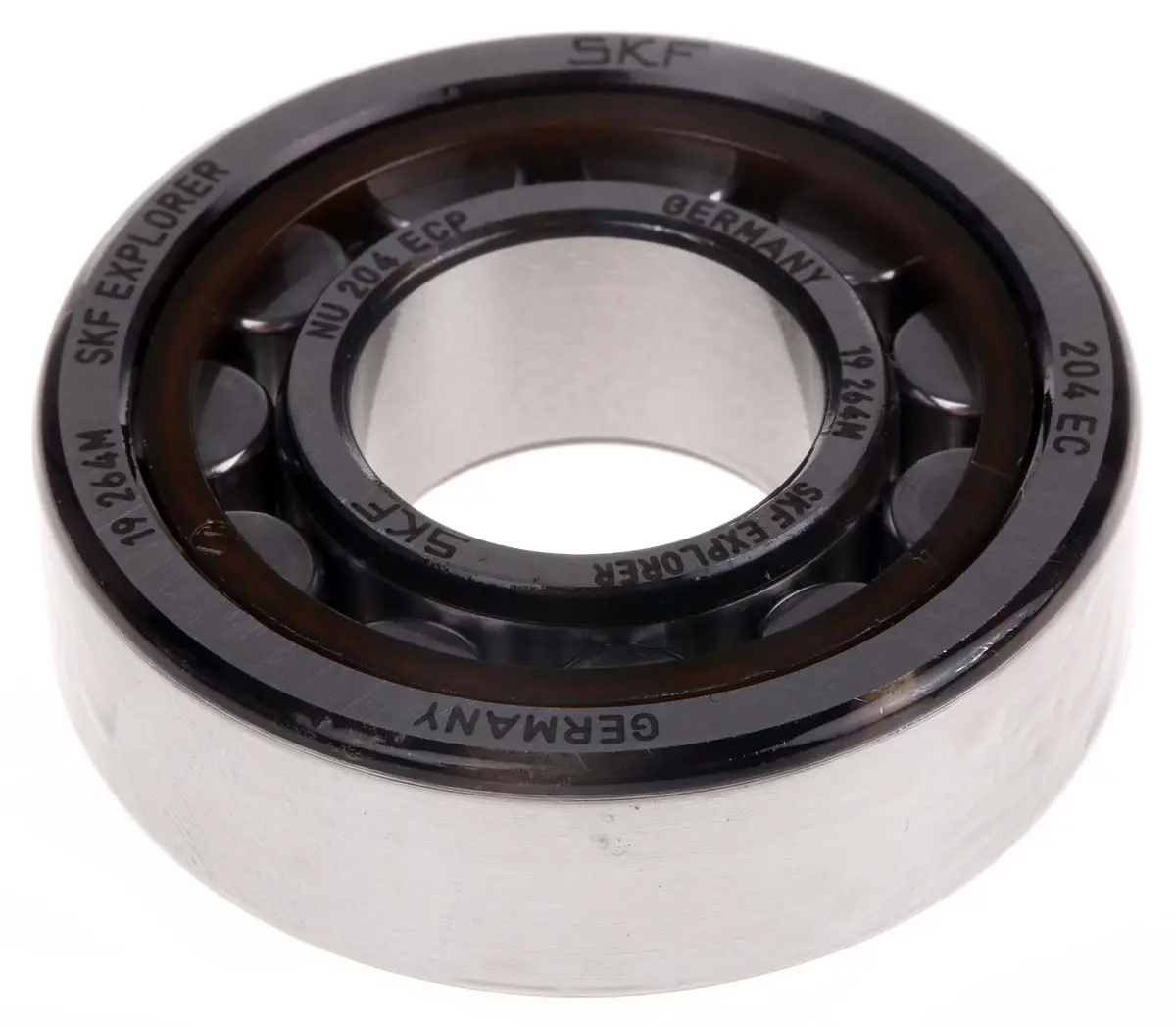 Produktfoto 1 von SKF Zylinderrollenlager 1-reihig / Außen-Ø 47 mm Außen-ø  22 kN 19000rpm 28.5 kN, Innen-Ø 20 mm, Breite 14 mm