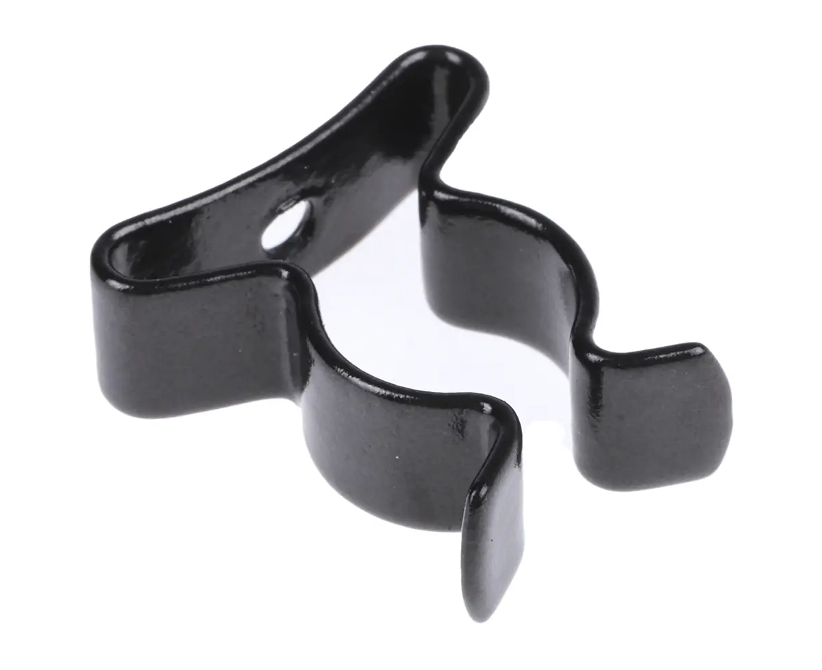 Produktfoto 1 von RS PRO 12.7 mm Nylon Edelstahl Federklemme x 7.94 mm 2.8 mm