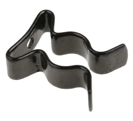 Produktfoto 1 von RS PRO 9.53 mm Nylon Edelstahl Federklemme x 6.35 mm 2.2 mm