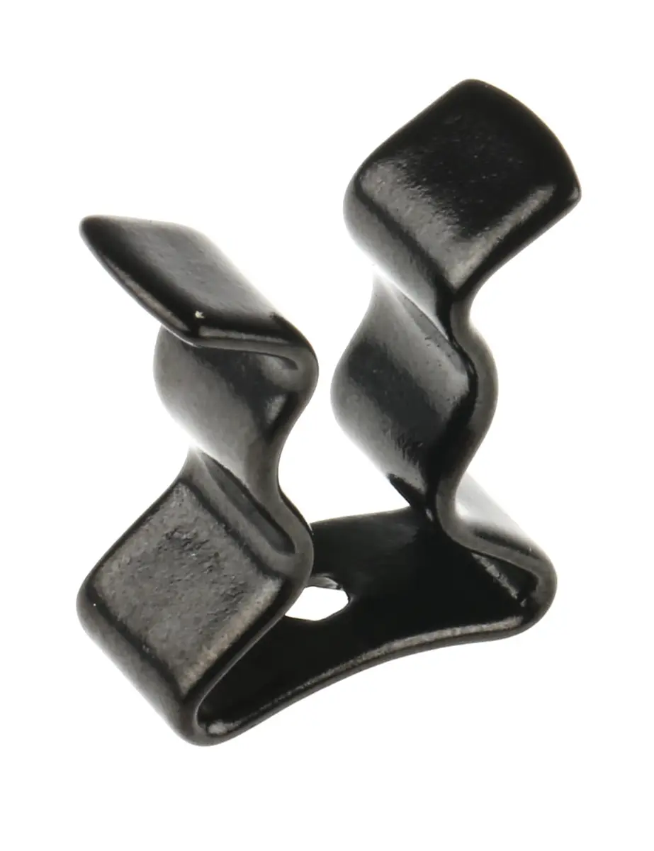 Produktfoto 1 von RS PRO 6.35 mm Nylon Edelstahl Federklemme x 6.35 mm 2.2 mm