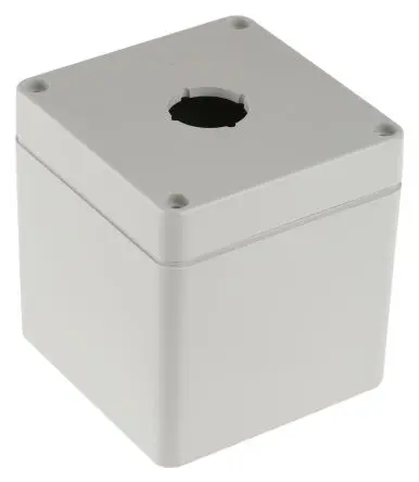 Produktfoto 1 von Bopla Euromas Drucktastengehäuse, 3 x Ø 22 mm, Hellgrau, Kunststoff, IP65