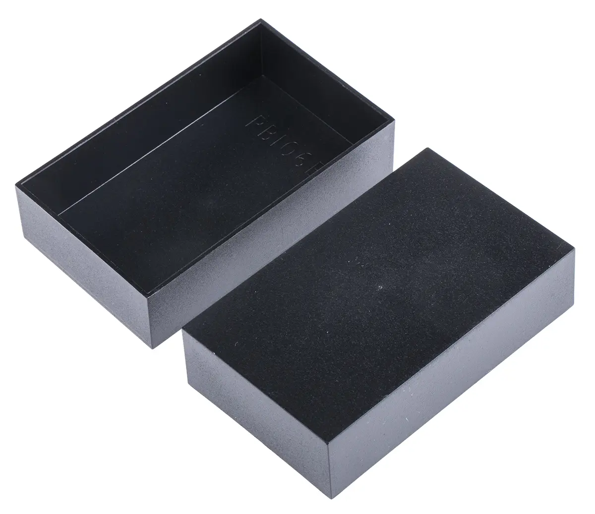 CAMDENBOSS ABS Vergussmassenbox Deckel, Schwarz, 100 mm 25 mm, 60 mm, Wandstärke 1.5 mm, IP40, IP30, -20 °C min., 94 °C
