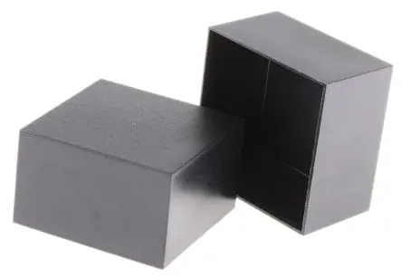 Produktfoto 1 von CAMDENBOSS ABS Vergussmassenbox Deckel, Schwarz, 50 mm 30 mm, 50 mm, Wandstärke 1 mm, IP30, IP40, -20 °C min., 94 °C