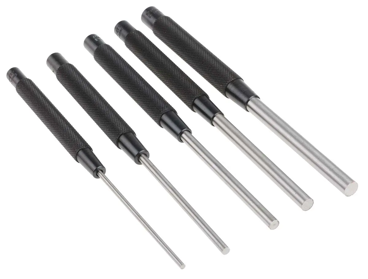 Produktfoto 1 von Starrett Splintentreiber Satz, Ø 0.375in, 5-teilig, Stift