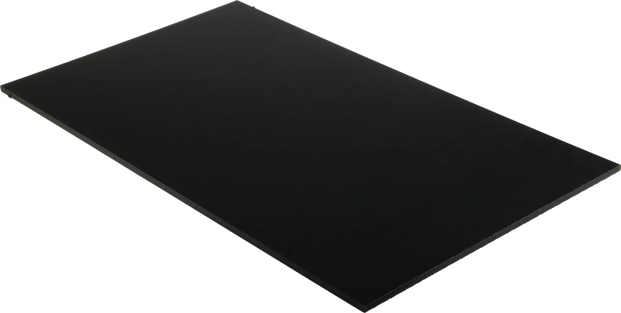 Produktfoto 1 von RS PRO Polyamid Kunststoffplatte, Schwarz, 6 mm x 300 mm x 500 mm / 1.14 g/cm³ bis 100 °C